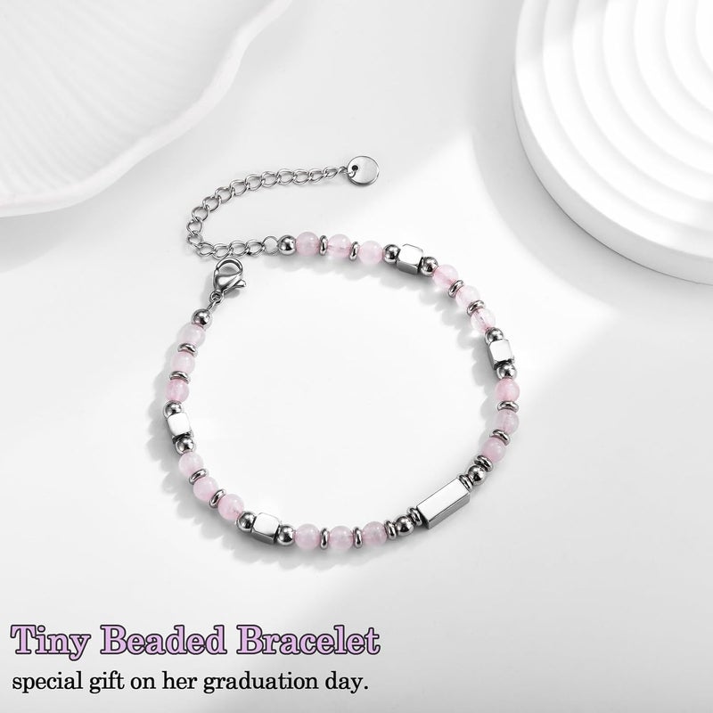 FIEEFX Gifts for Girls, Graduation Back to School First Day of School Gifts Bracelets for Daughter Granddaughter Niece Sister with Inspirational Card - Image 3